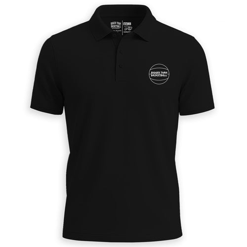 Bigger Than Basketball - Polo - Black