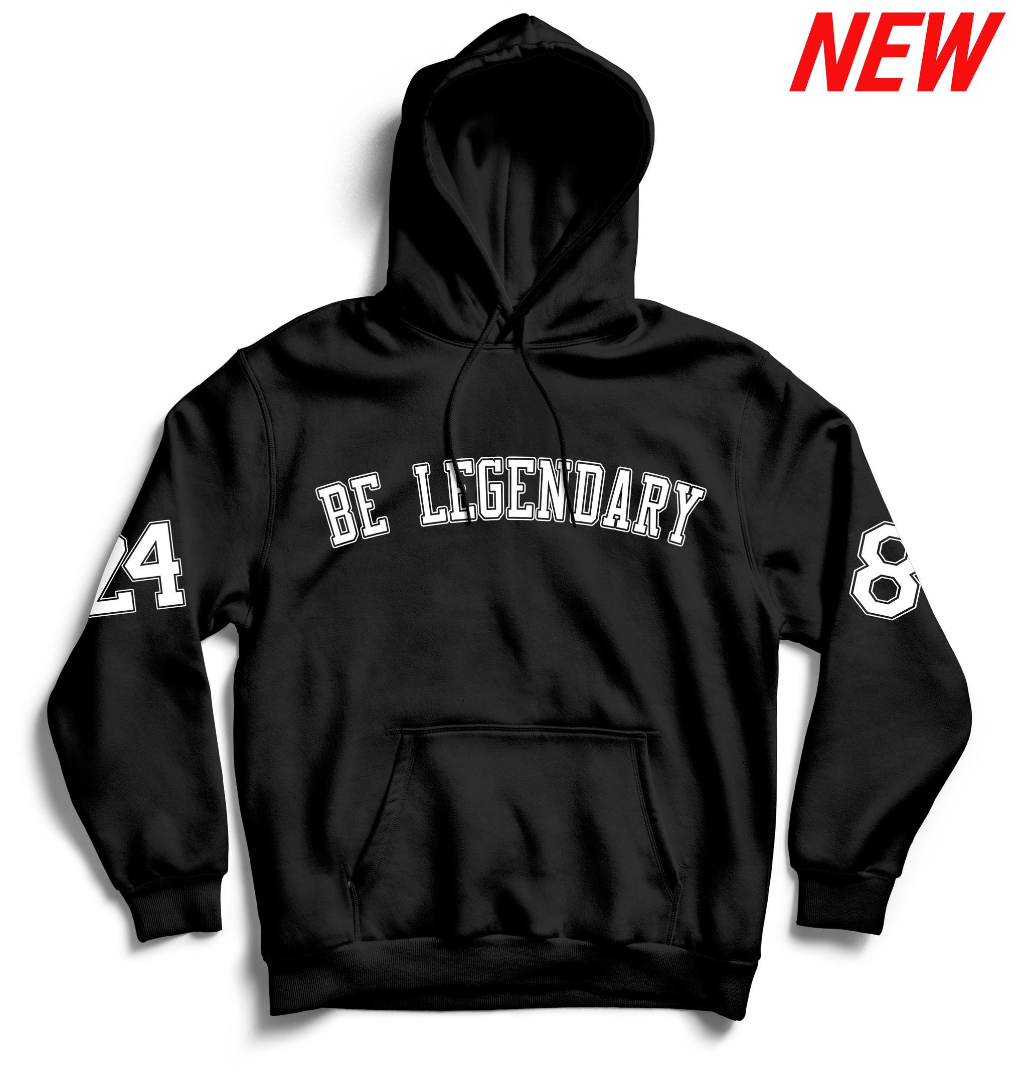 Bigger Than Basketball Be Legendary Hoodie Black Adult Medium