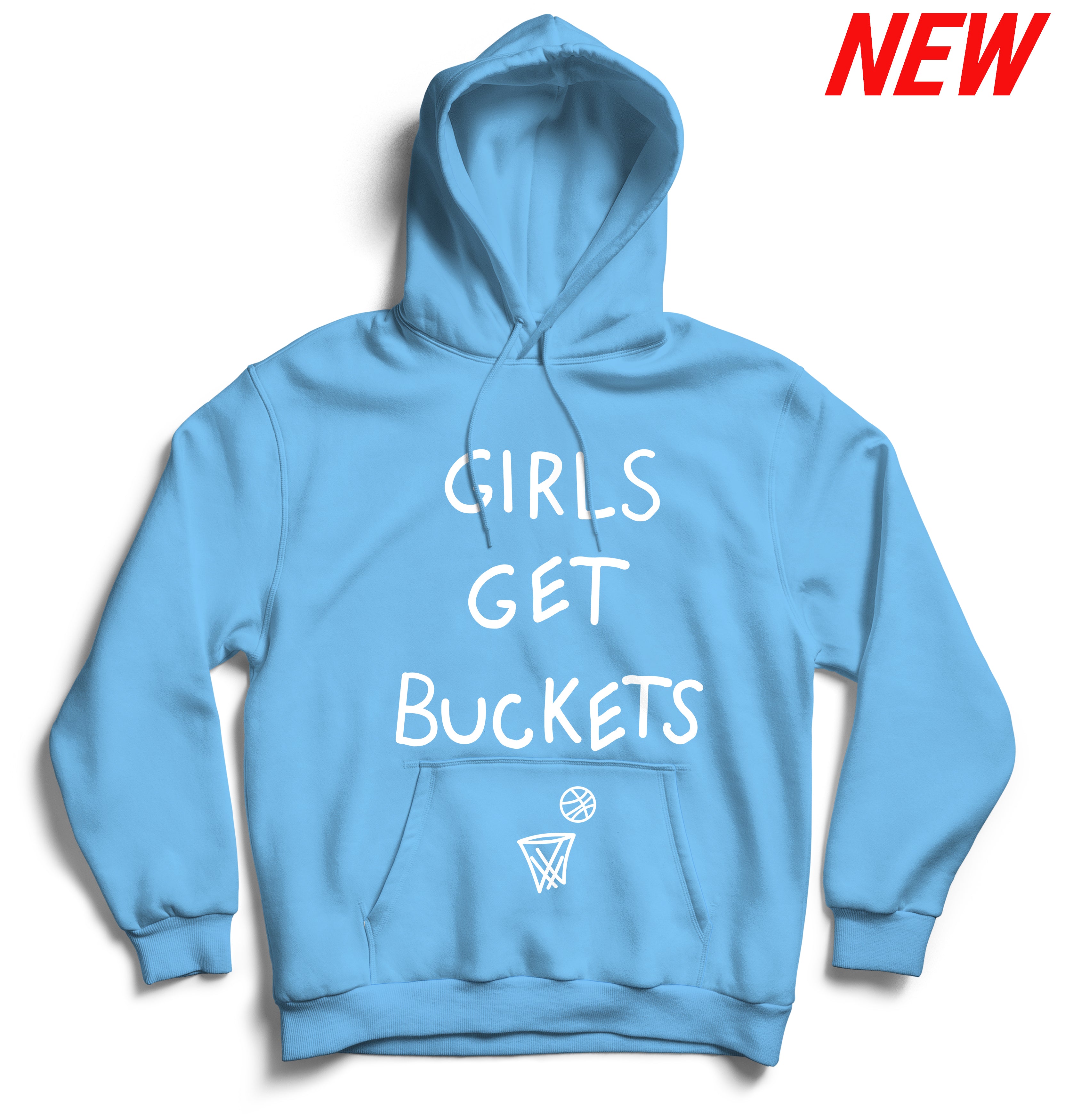 Girls Get Buckets - Hoodie - Light Blue