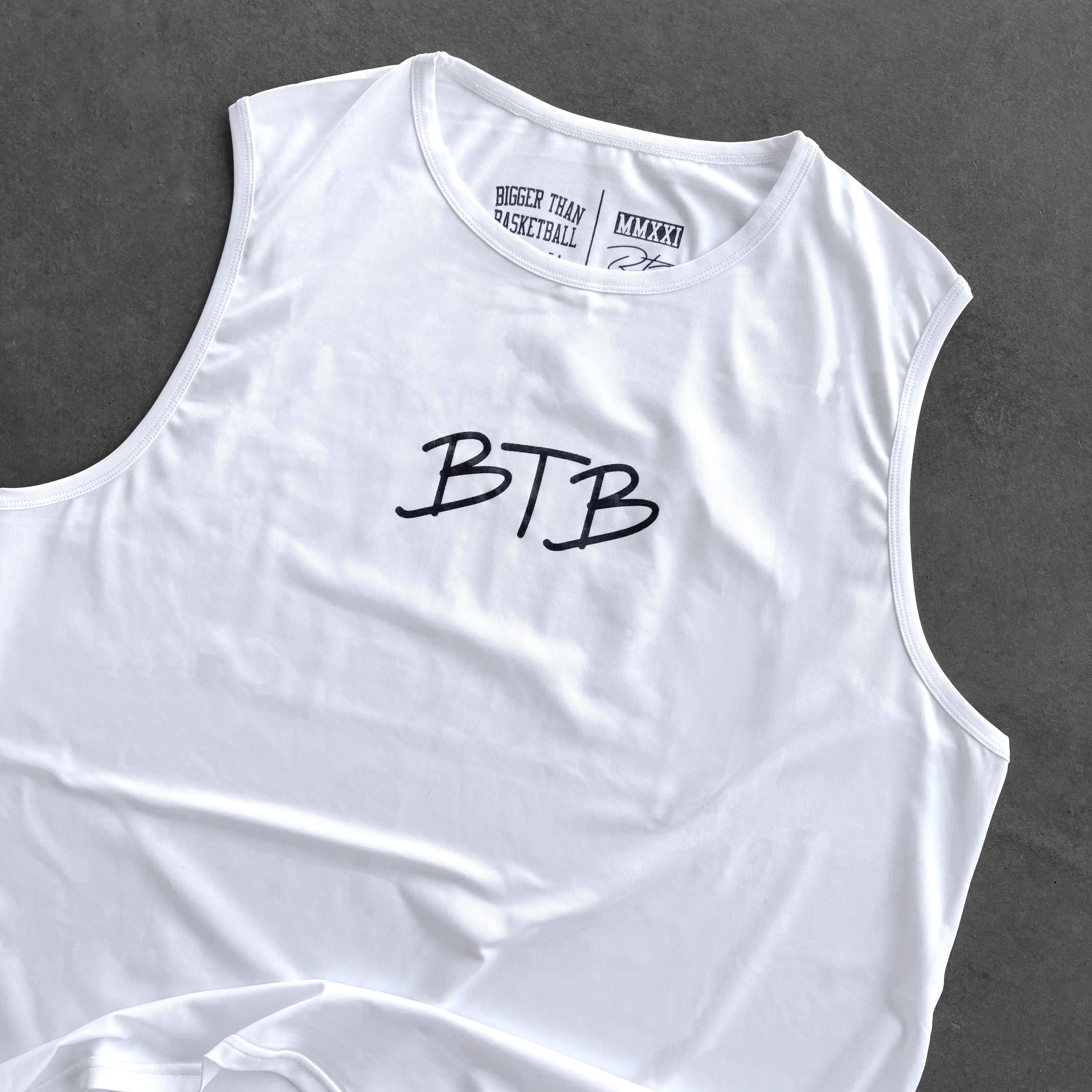 Too Busy Getting Buckets - Performance Tank - White