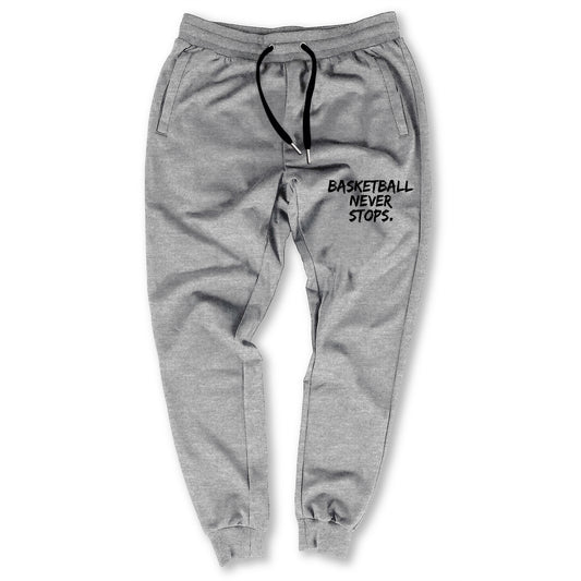 Basketball Never Stops - Joggers - Grey