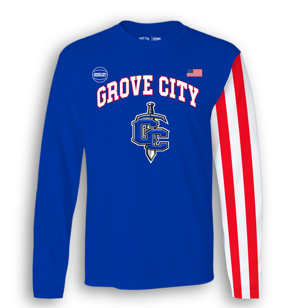 Grove City Titans Stripes - Long Sleeve