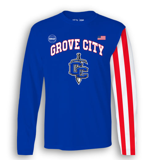 Grove City Titans Stripes - Long Sleeve