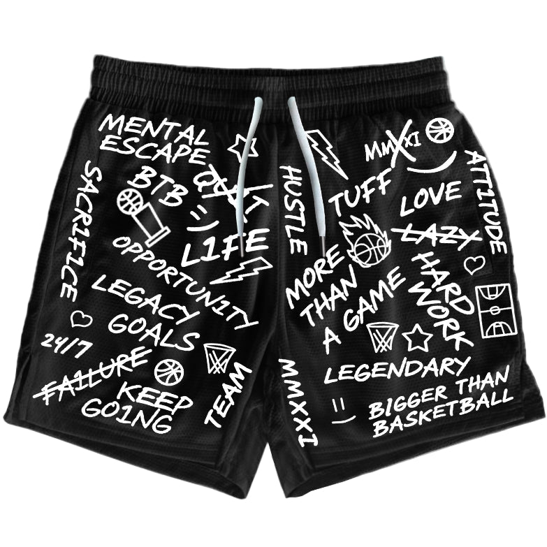 Emotions - Shorts - Black