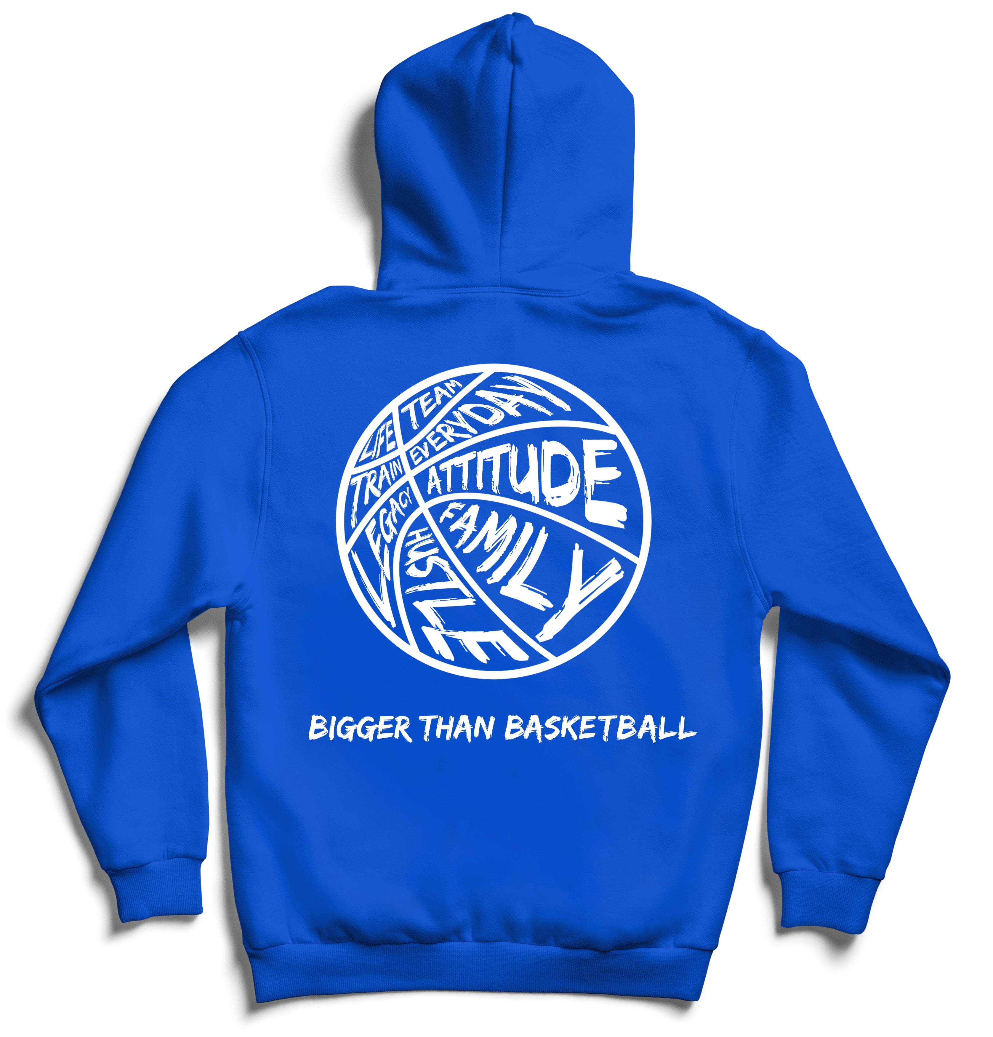 Bigger Than Basketball - Hoodie - Blue