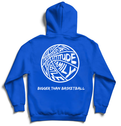 Bigger Than Basketball - Hoodie - Blue