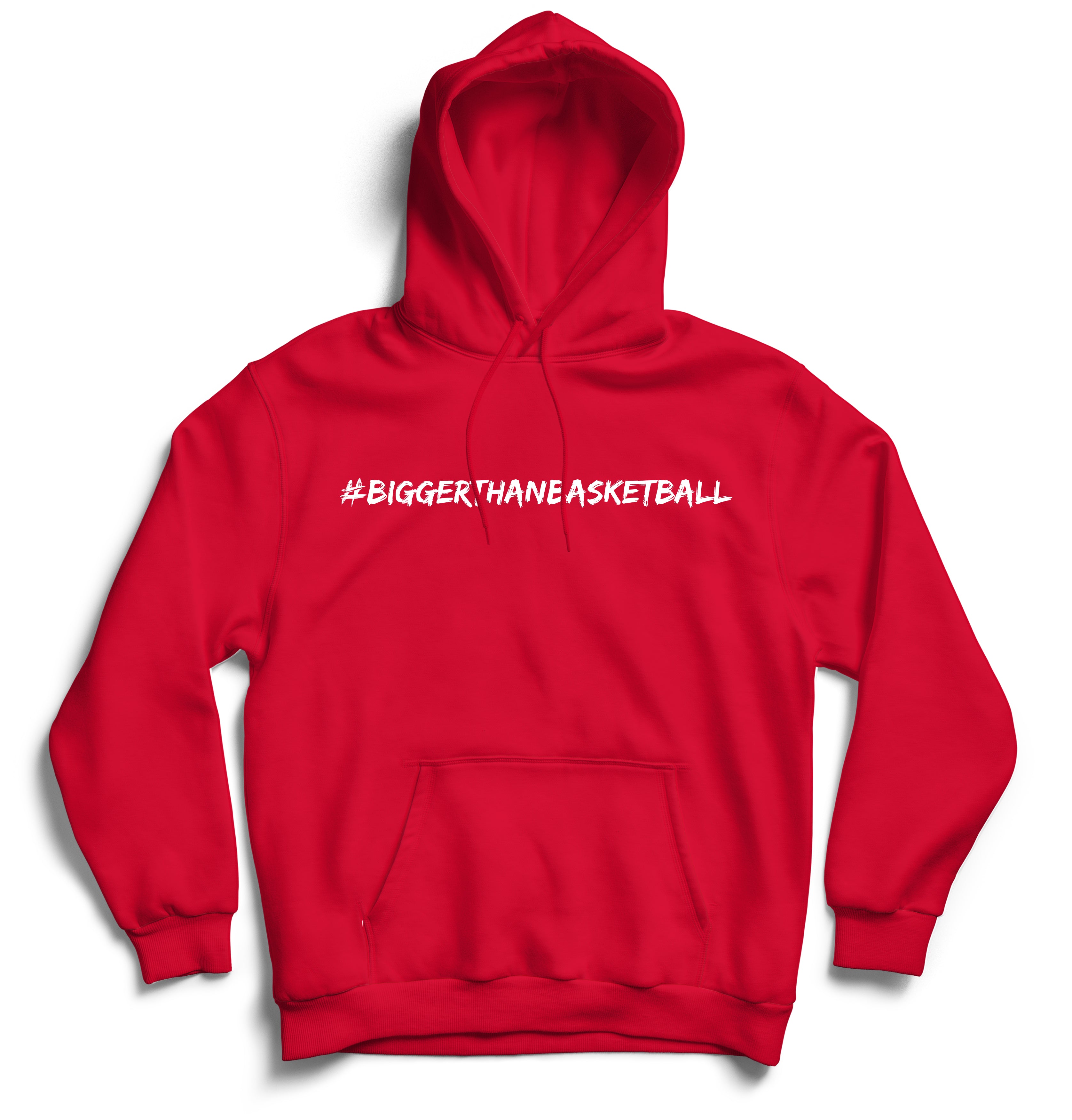 Bigger Than Basketball - Hoodie - Red