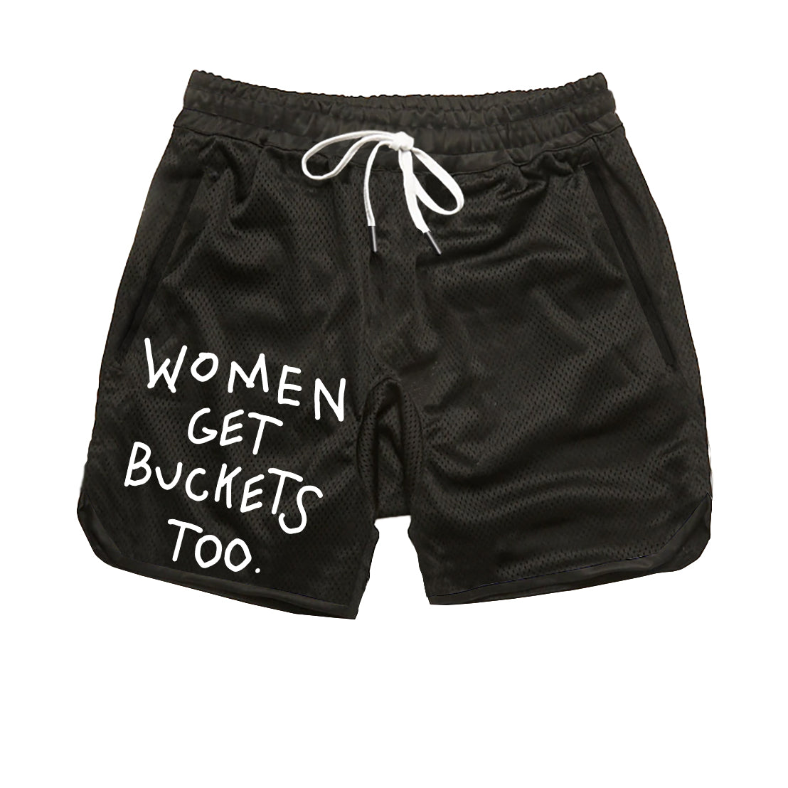 Women Get Buckets Too - Shorts - Black