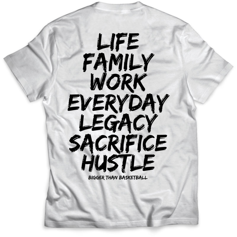Basketball is Life T-Shirt - Youth - White