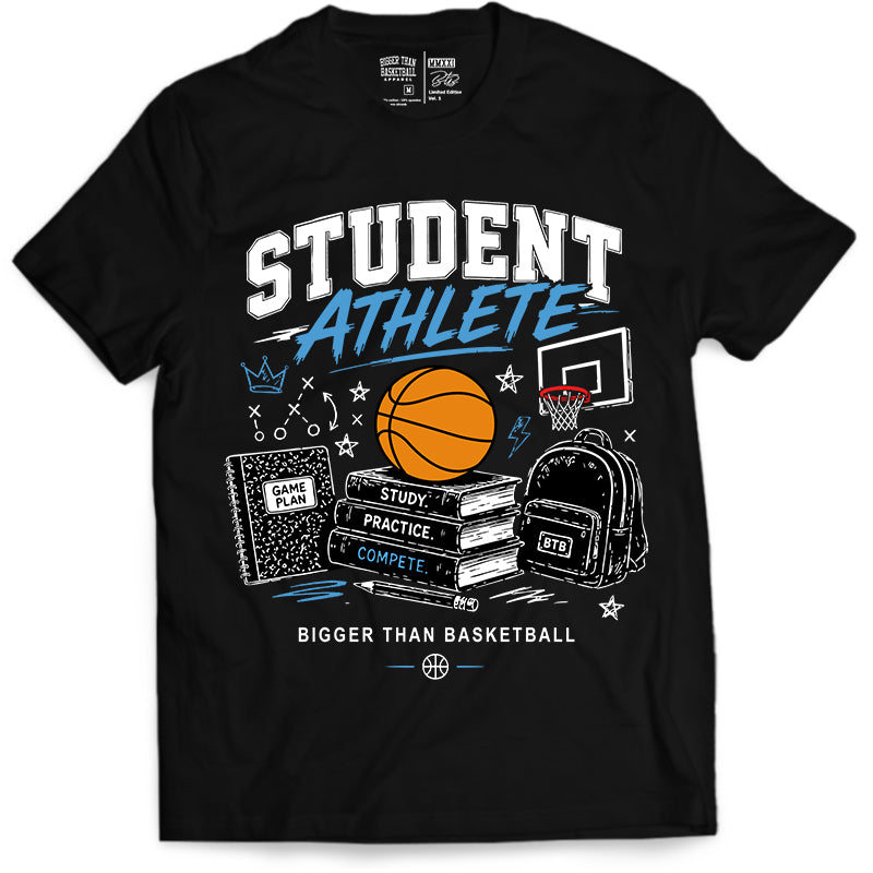 Student Athlete - T-Shirt - Black