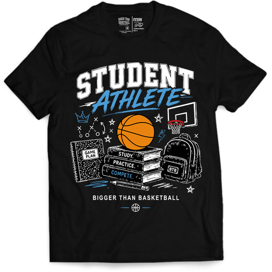 Student Athlete - T-Shirt - Black