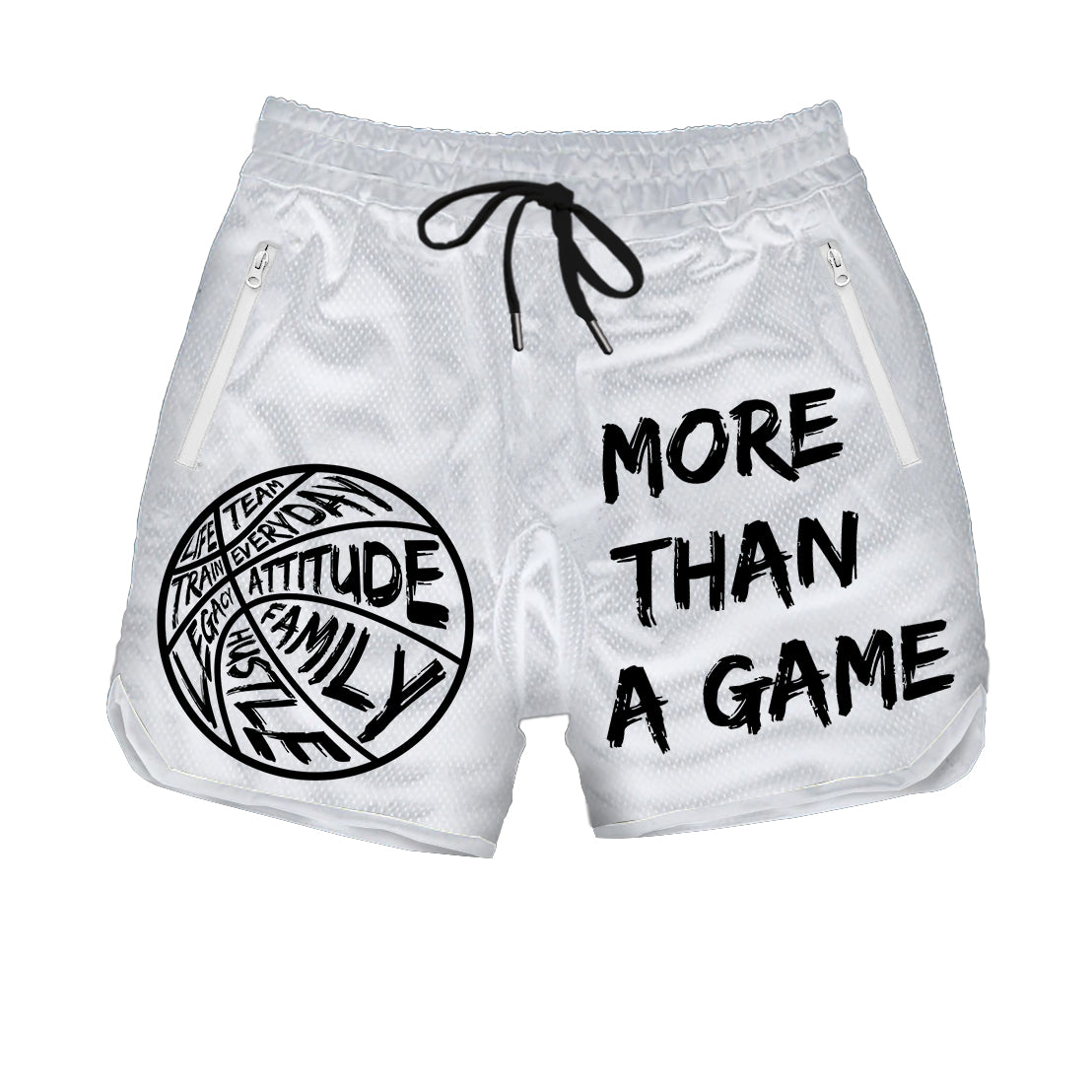 More Than A Game Shorts - Youth - White